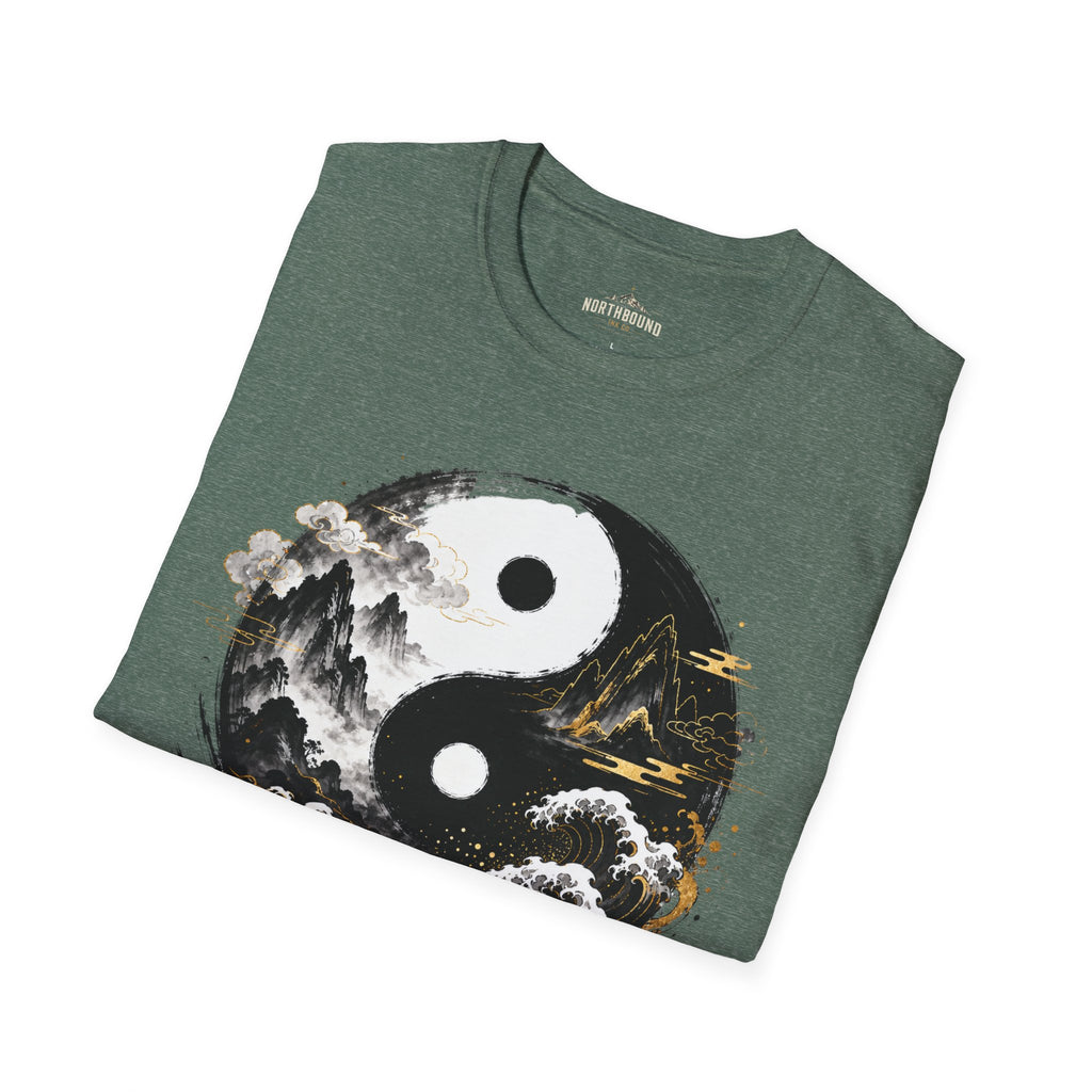 Yin Yang 'Seek Balance' Graphic T-Shirt