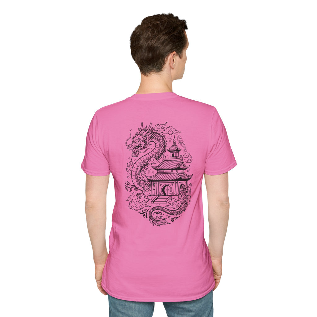 Dragon Temple T-Shirt — Asian Dragon Graphic Tee
