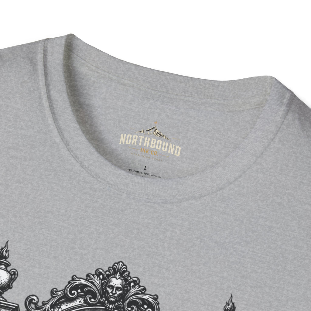 The Unexamined Life T-Shirt — Philosophical Mirror Graphic Tee