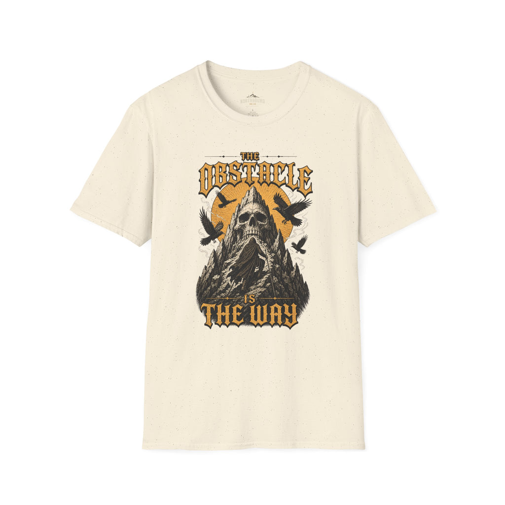 Skull & Crows Tee — "The Obstacle the Way" Vintage Rock T-Shirt