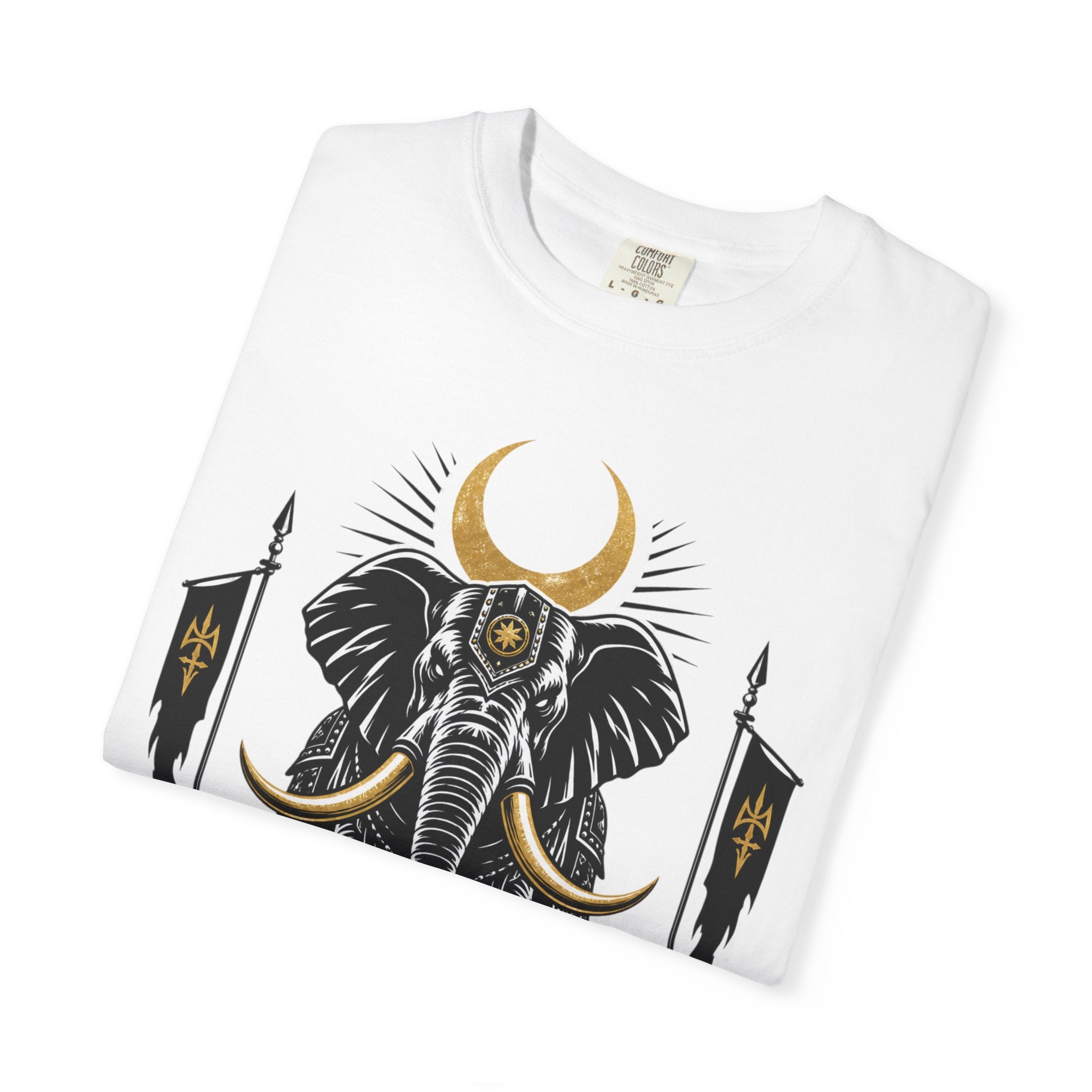 Victory & Sacrifice Elephant T-Shirt — Graphic Warrior Tee