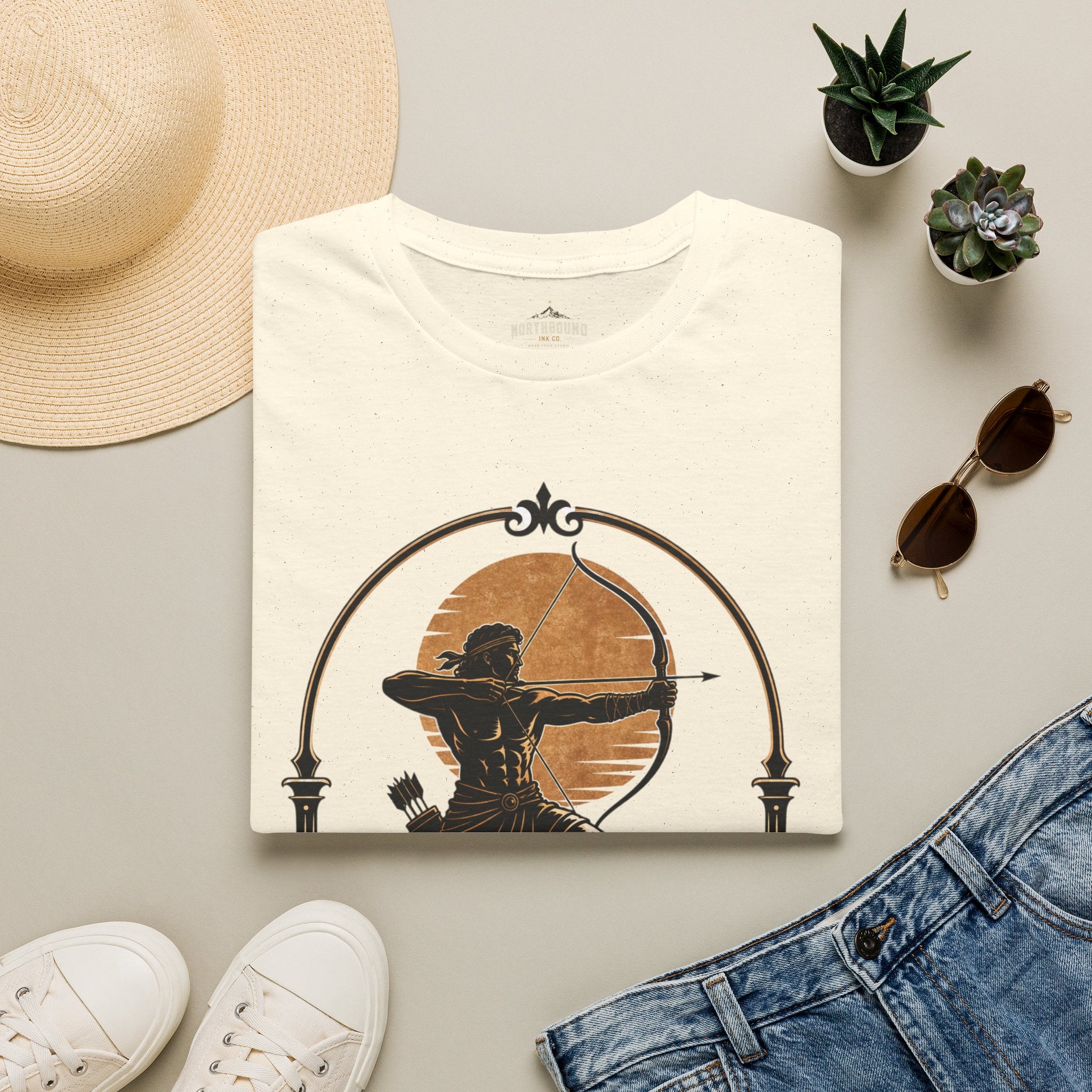Archer Strength T‑Shirt — 'Strength Through Struggle' Graphic Tee