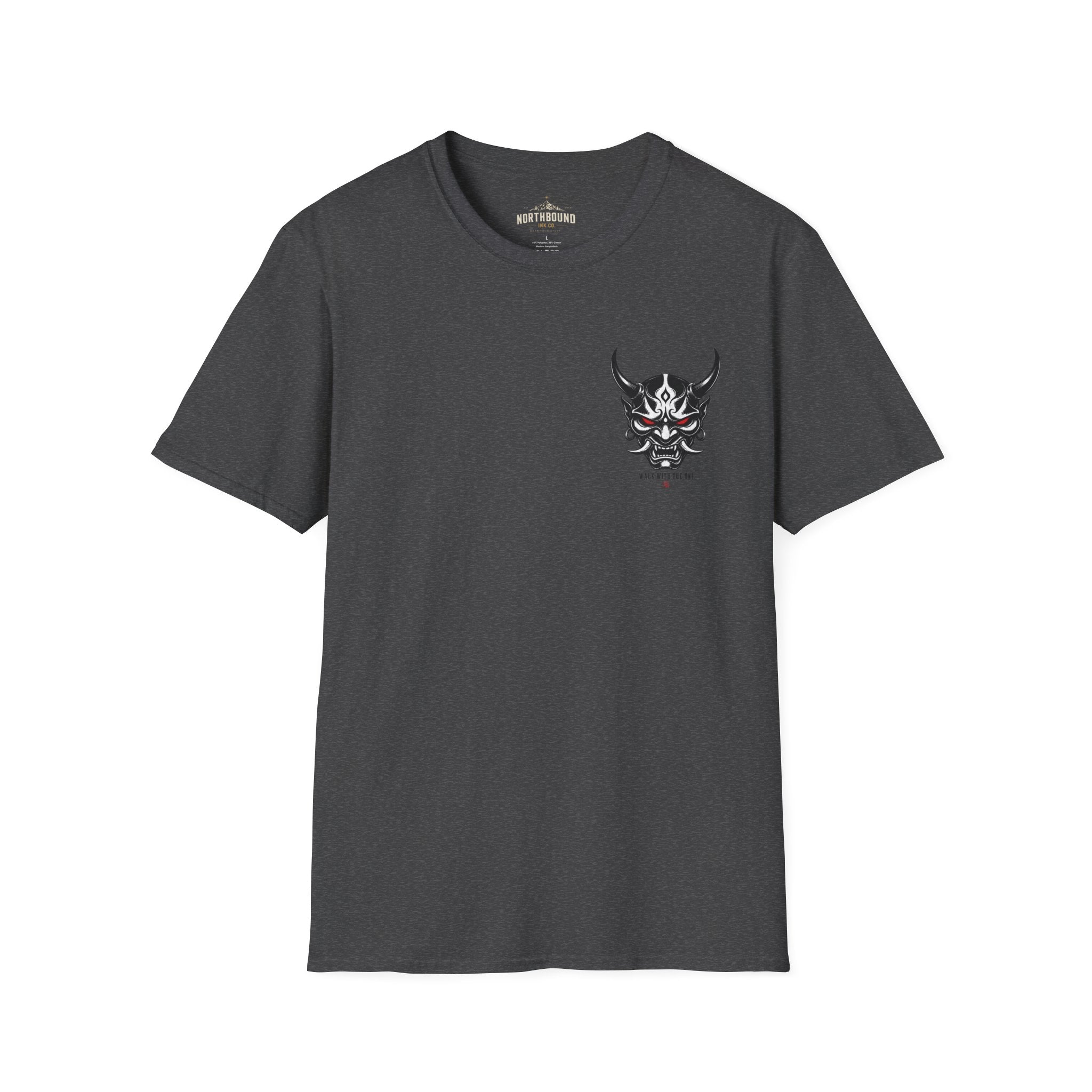 Oni Mask Graphic T‑Shirt — Japanese Demon Skull Tee