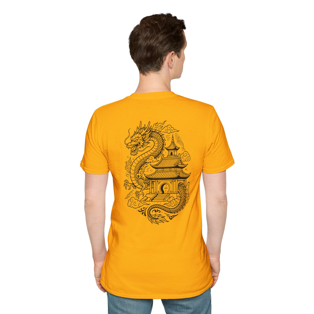 Dragon Temple T-Shirt — Asian Dragon Graphic Tee