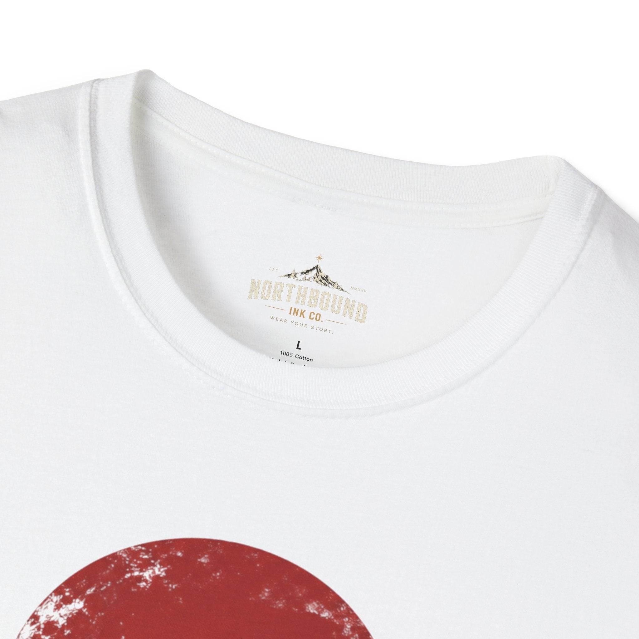 Samurai Walk T-Shirt — Red Sun Japanese Warrior Graphic