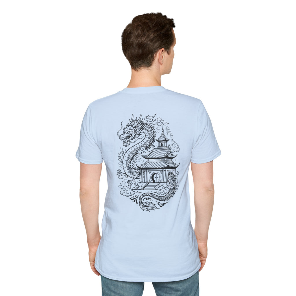 Dragon Temple T-Shirt — Asian Dragon Graphic Tee