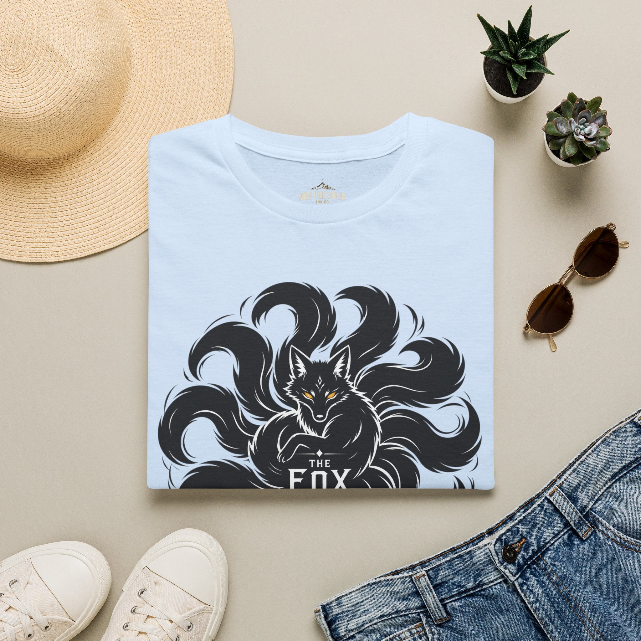 Fox Tails T-Shirt — "The Fox Knows the Way" Graphic Tee