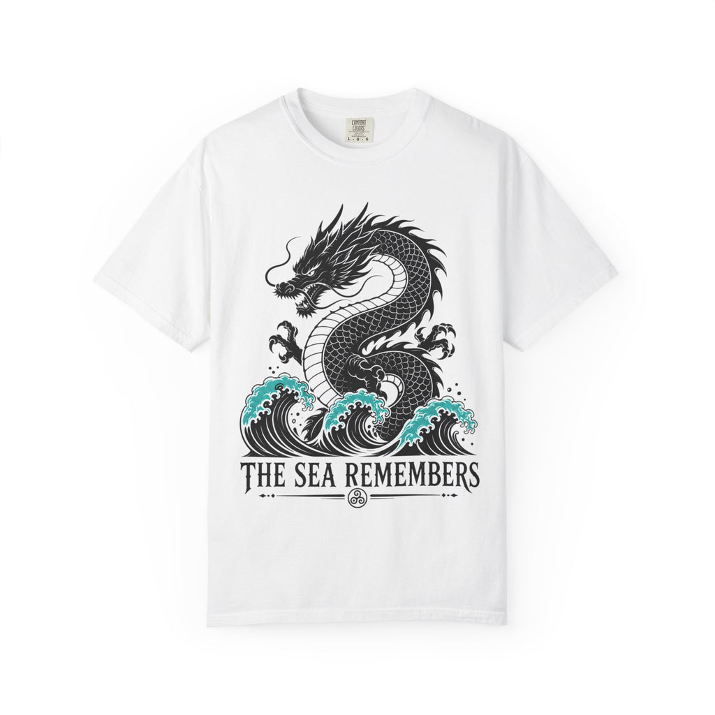 Dragon Wave T‑Shirt — "The Sea Remembers" Nautical Graphic Tee