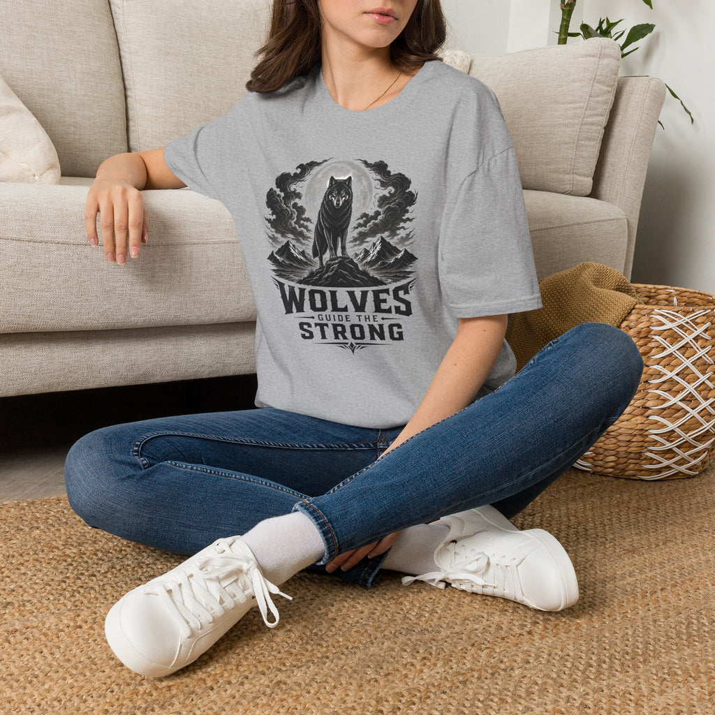 Wolf Moon T-Shirt — 'Wolves Stay Strong' Graphic Tee for Nature & Pack-Loyal Fans