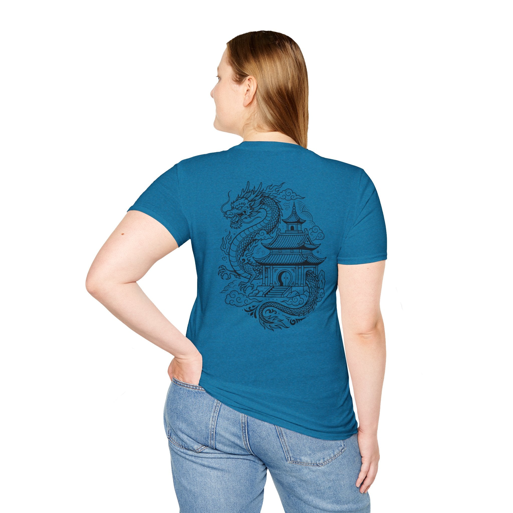 Dragon Temple T-Shirt — Asian Dragon Graphic Tee