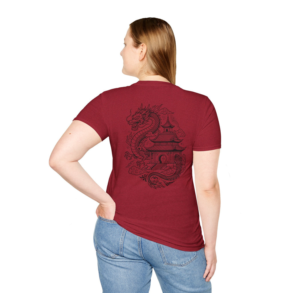 Dragon Temple T-Shirt — Asian Dragon Graphic Tee