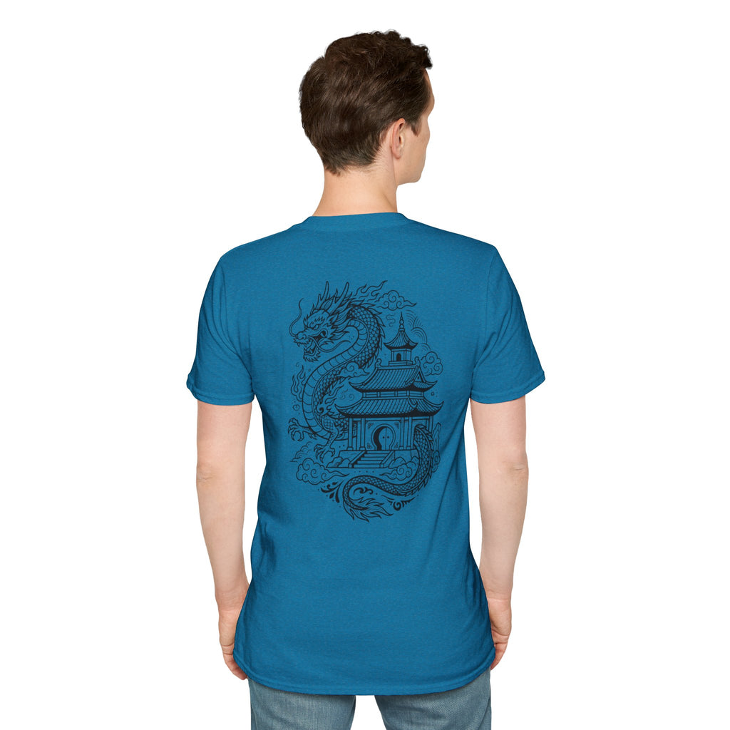 Dragon Temple T-Shirt — Asian Dragon Graphic Tee