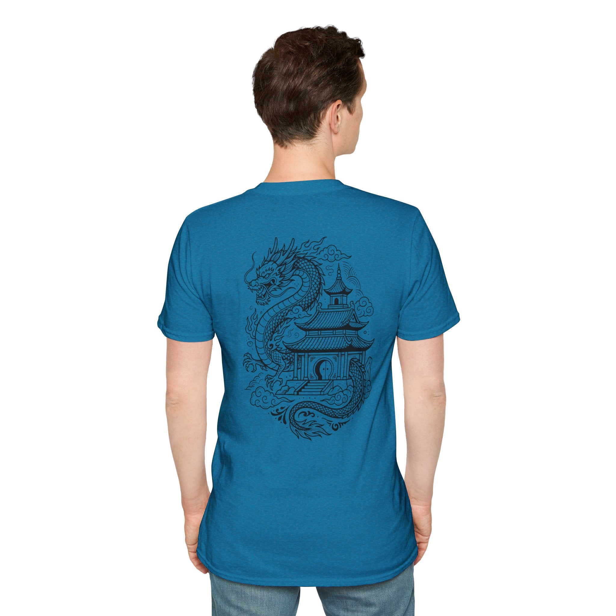 Dragon Temple T-Shirt — Asian Dragon Graphic Tee