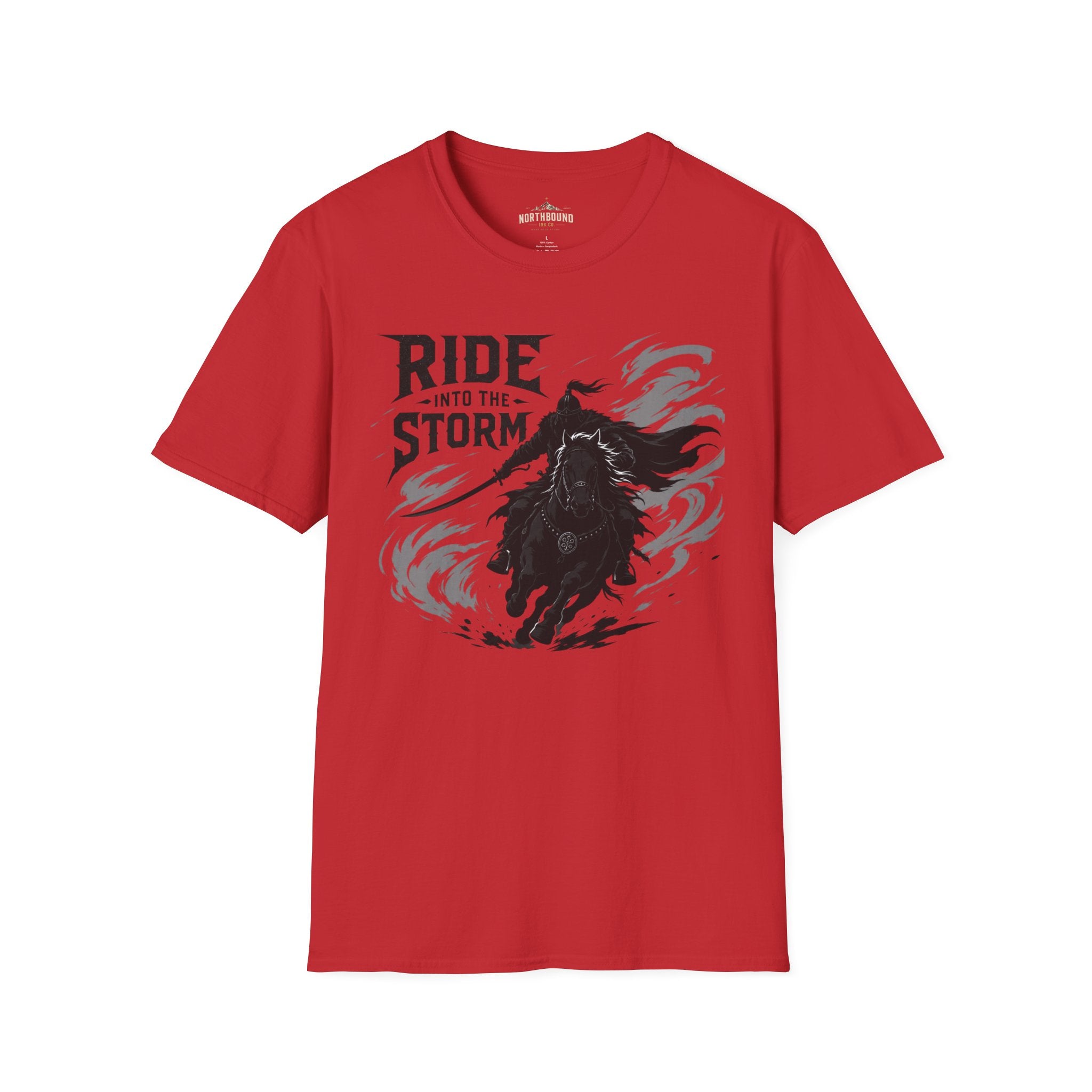 Ride Into The Storm T-Shirt — Dark Rider Graphic Tee