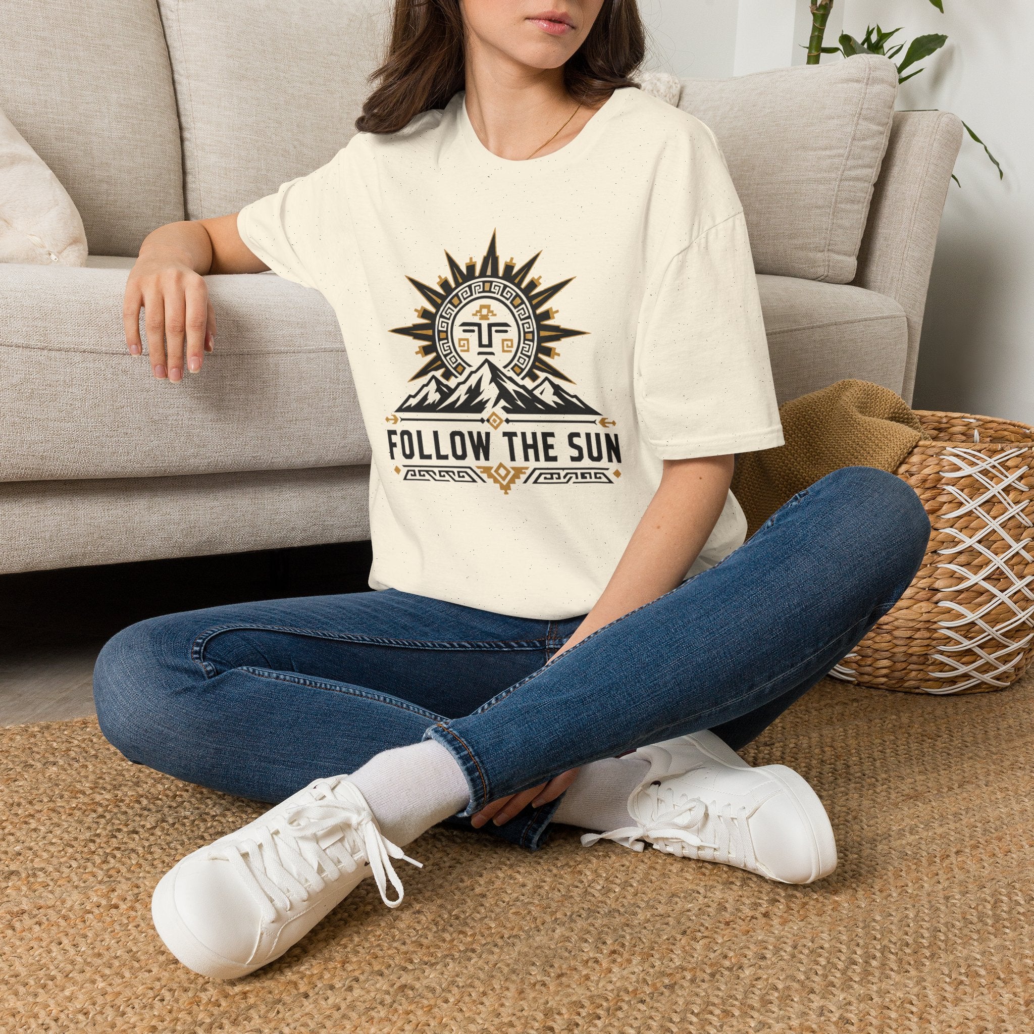 Follow the Sun T-Shirt — Mountain Sun Logo Tee