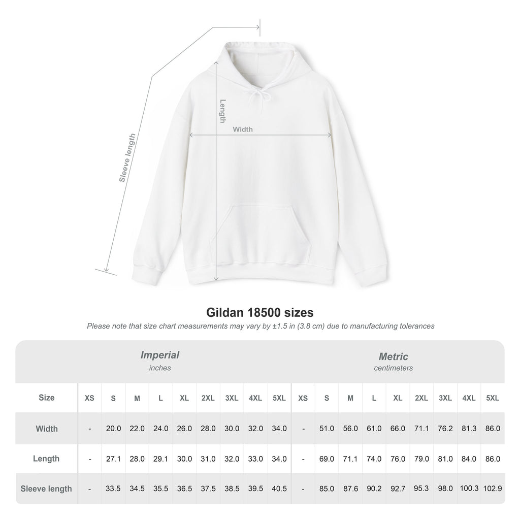 Hoodie — Samurai Wolf Graphic "Fall Seven Times, Rise Eight" Japanese Sunrise