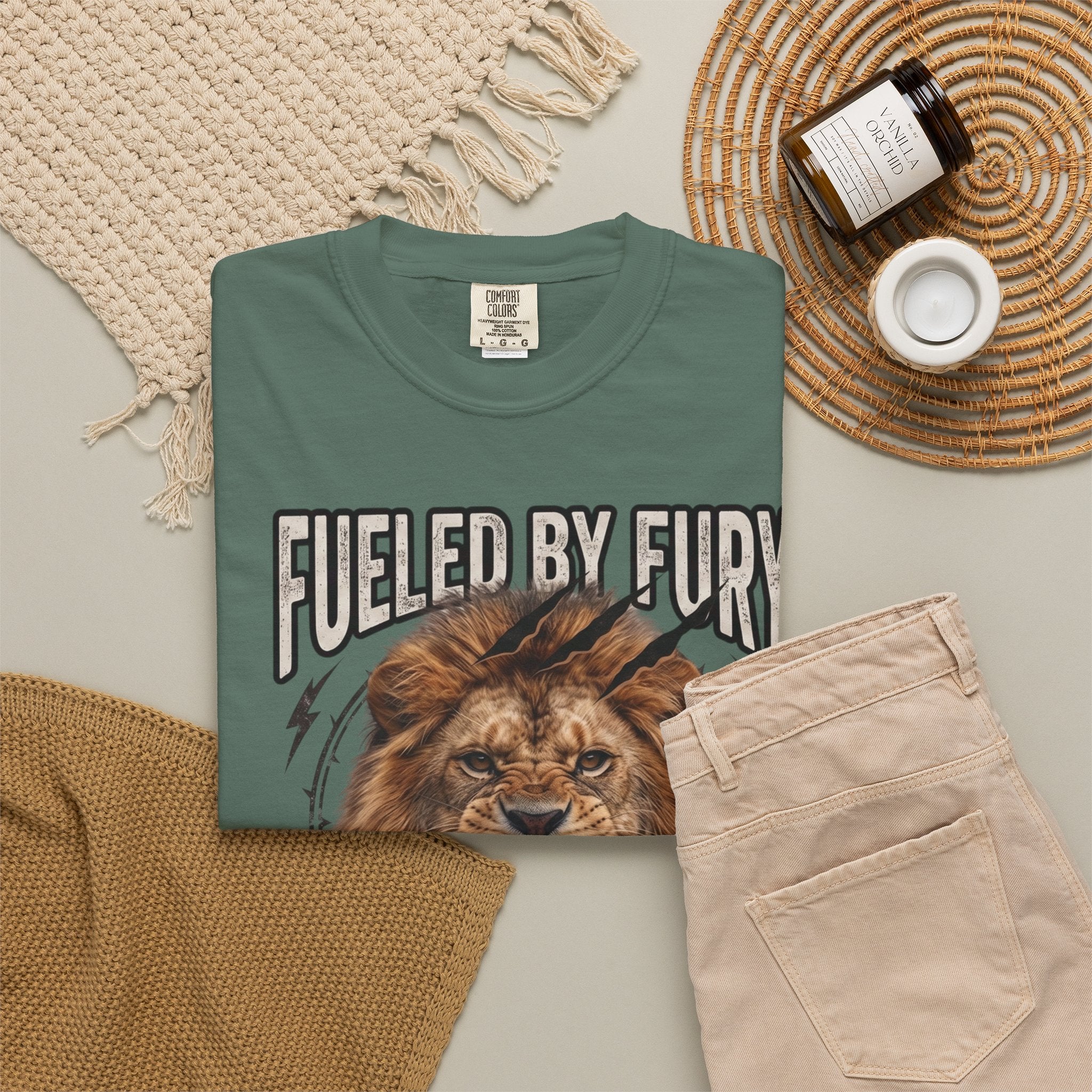 Fueled By Fury Lion T-Shirt
