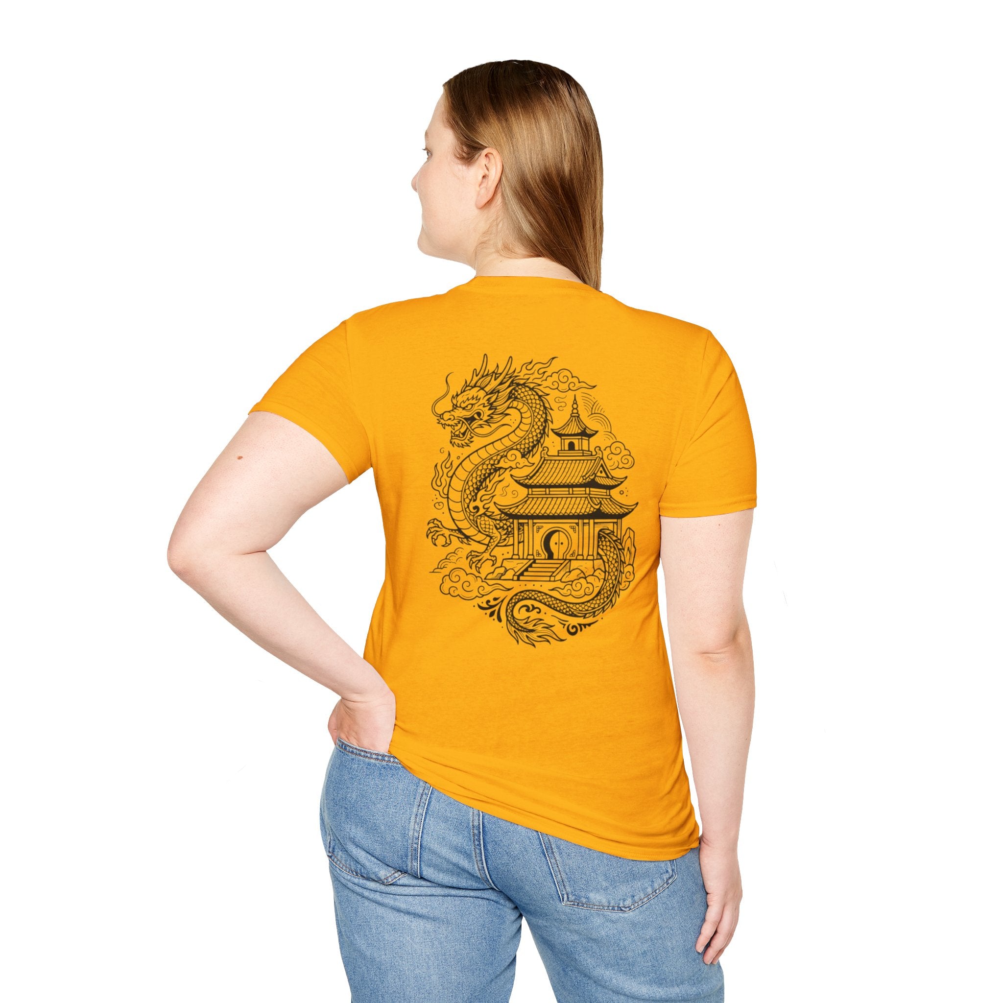 Dragon Temple T-Shirt — Asian Dragon Graphic Tee