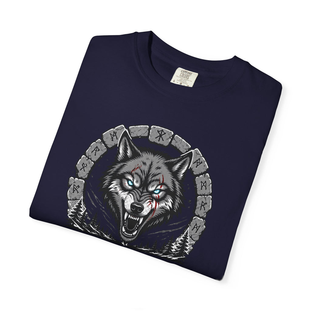 Wolf Head T-Shirt — "Where Wolf Ears Are, Wolf Teeth Are Near" Graphic Tee