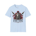 Warrior Helmet T-Shirt — "Fortune Favors the Brave" Spartan Helmet Graphic Tee