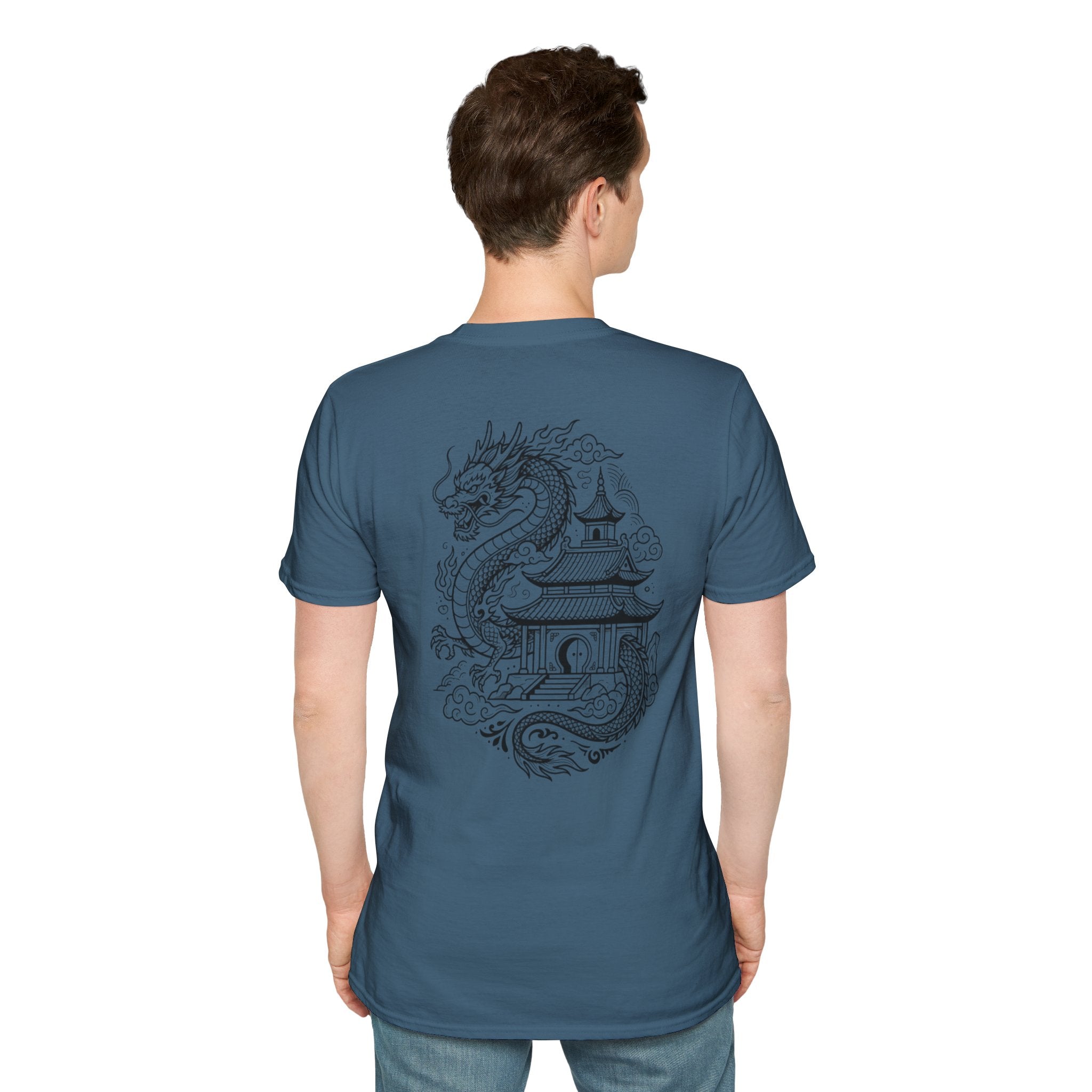 Dragon Temple T-Shirt — Asian Dragon Graphic Tee