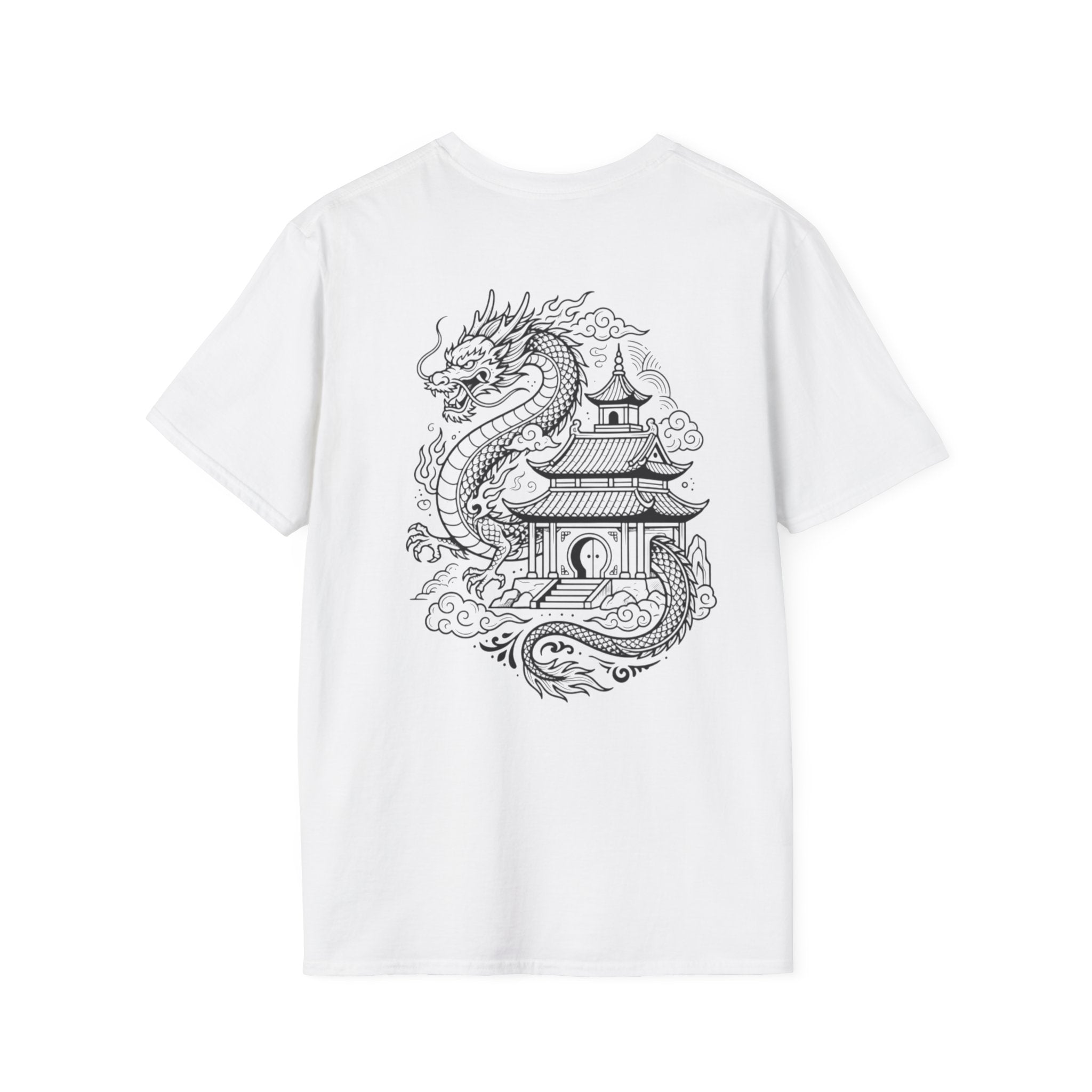 Dragon Temple T-Shirt — Asian Dragon Graphic Tee