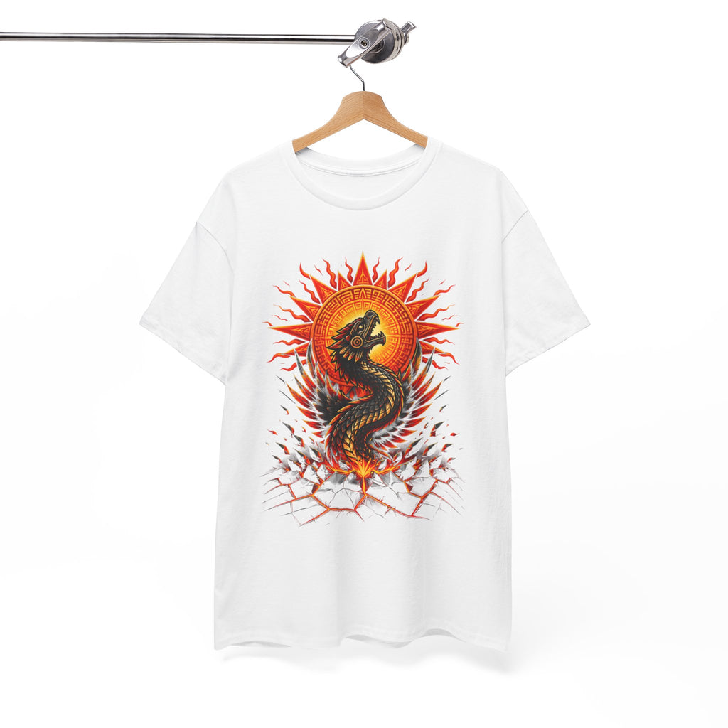 Dragon Sun Tee — Fiery Oriental Dragon Graphic T-Shirt