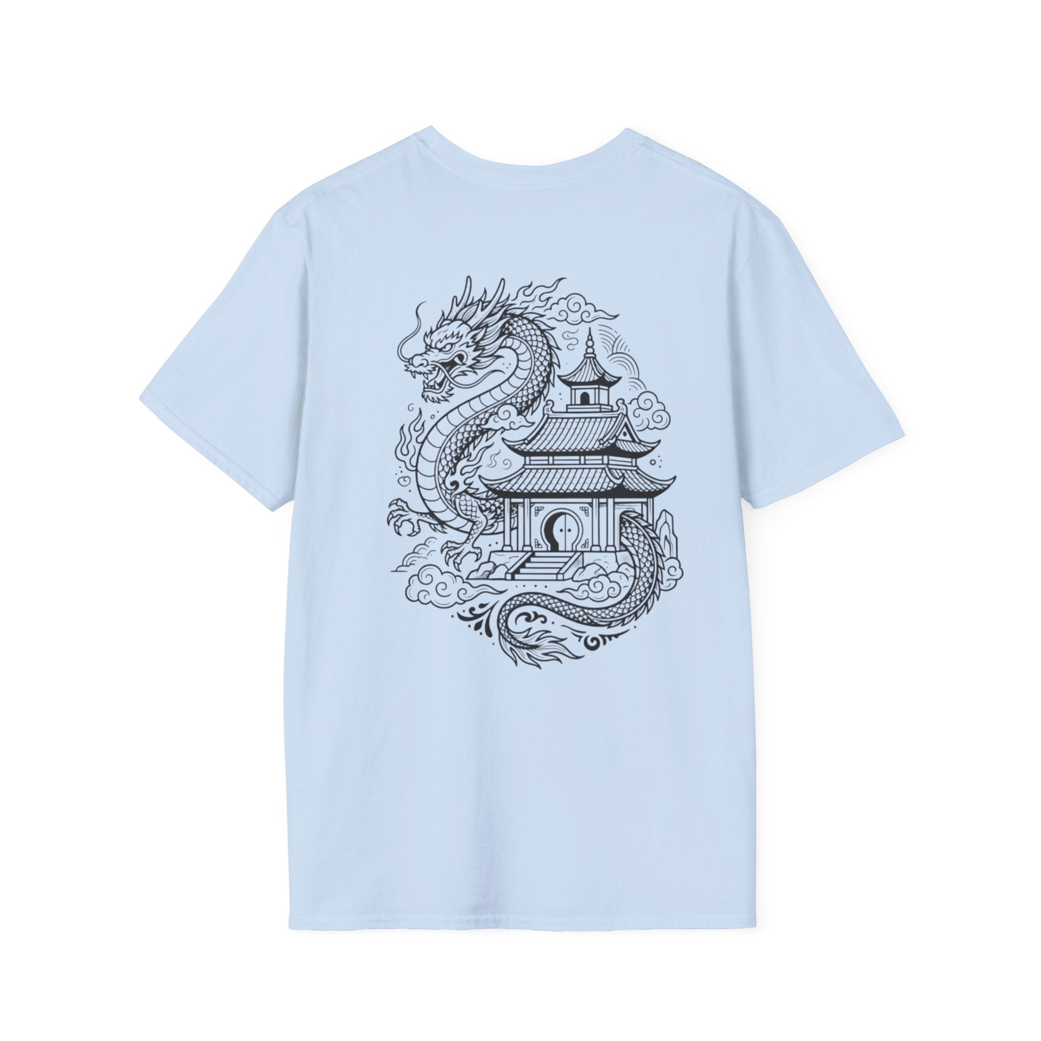 Dragon Temple T-Shirt — Asian Dragon Graphic Tee