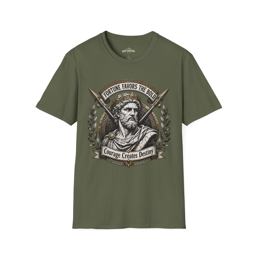 Fortune Favors The Bold T-Shirt — Viking/Norse Warrior Graphic Tee