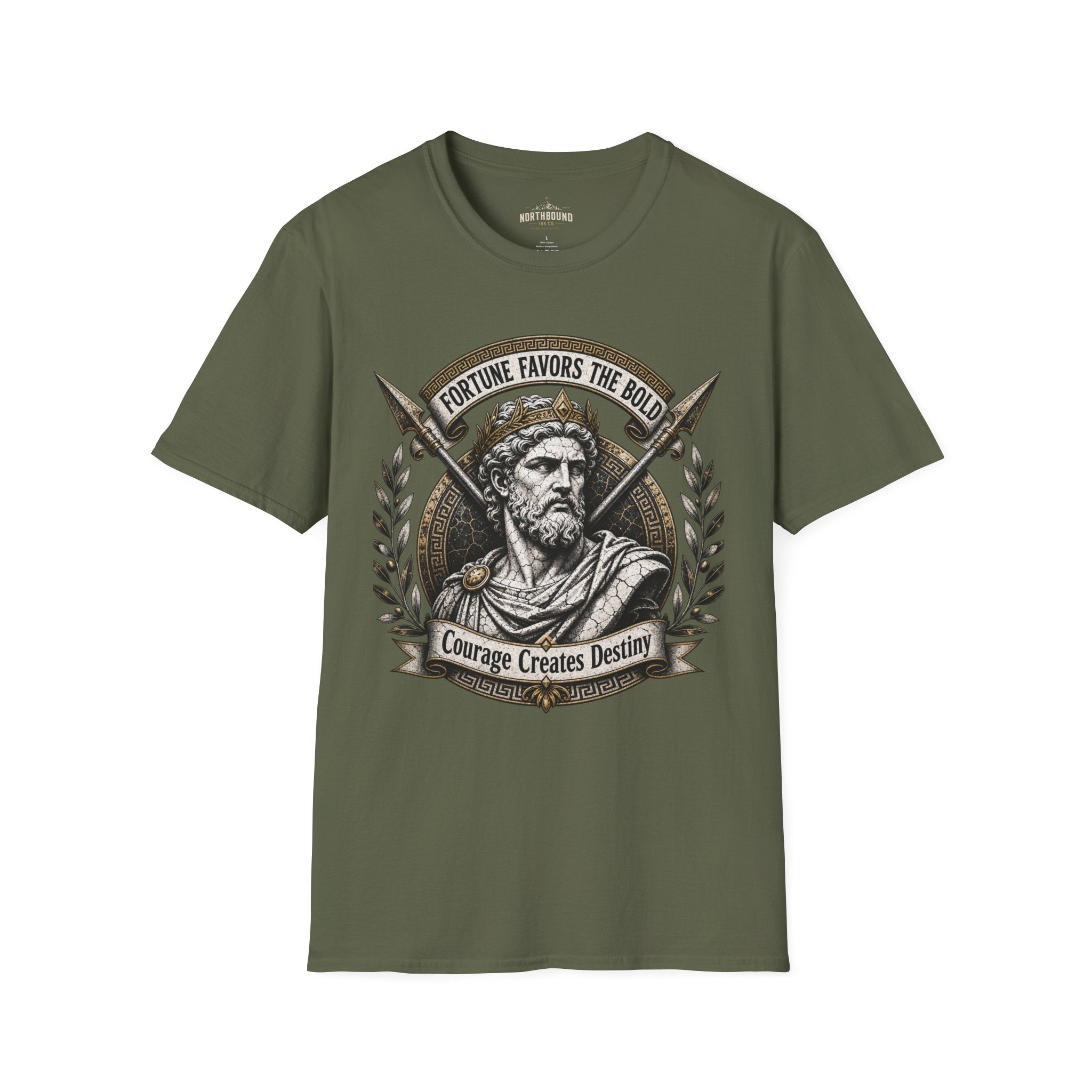 Fortune Favors The Bold T-Shirt — Viking/Norse Warrior Graphic Tee