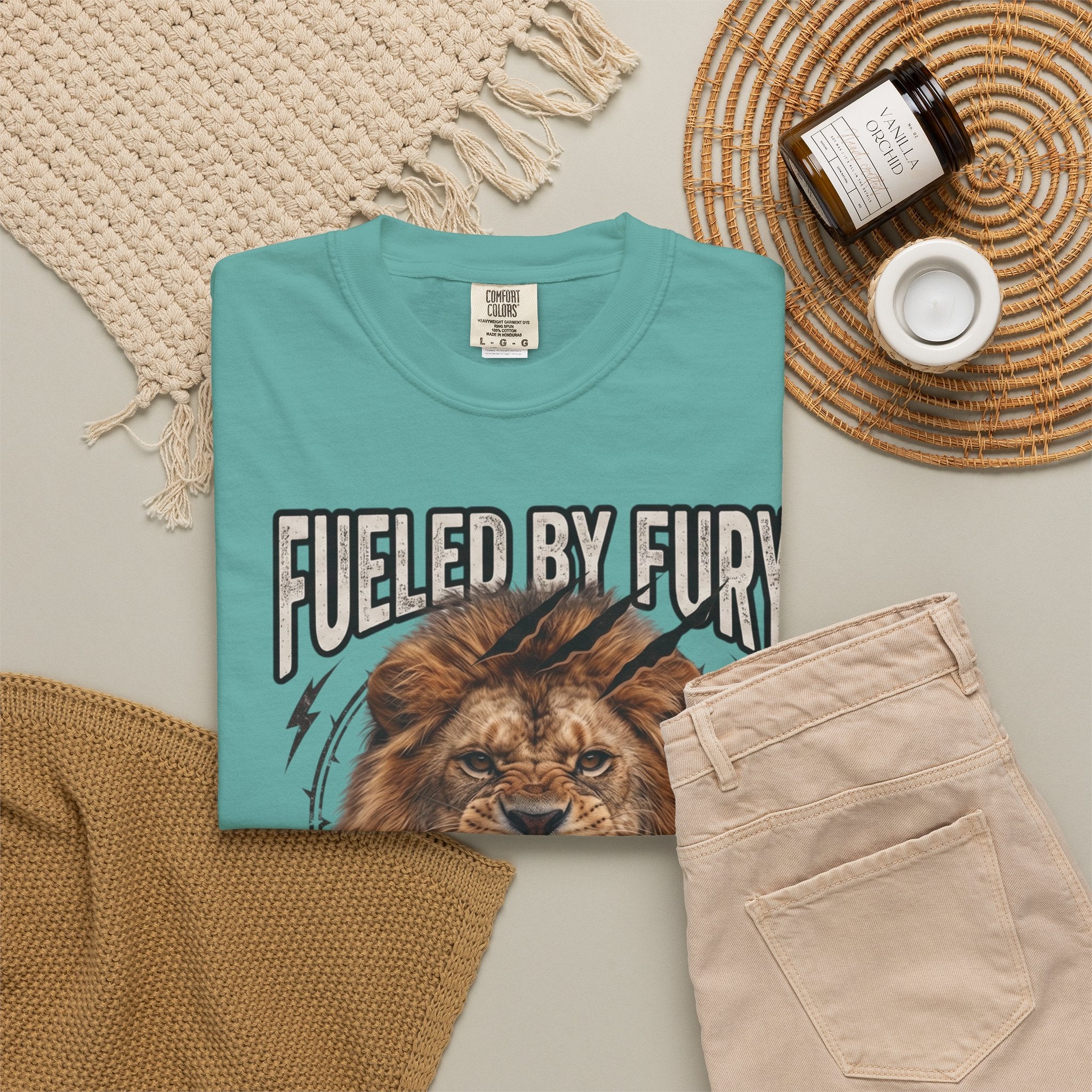Fueled By Fury Lion T-Shirt