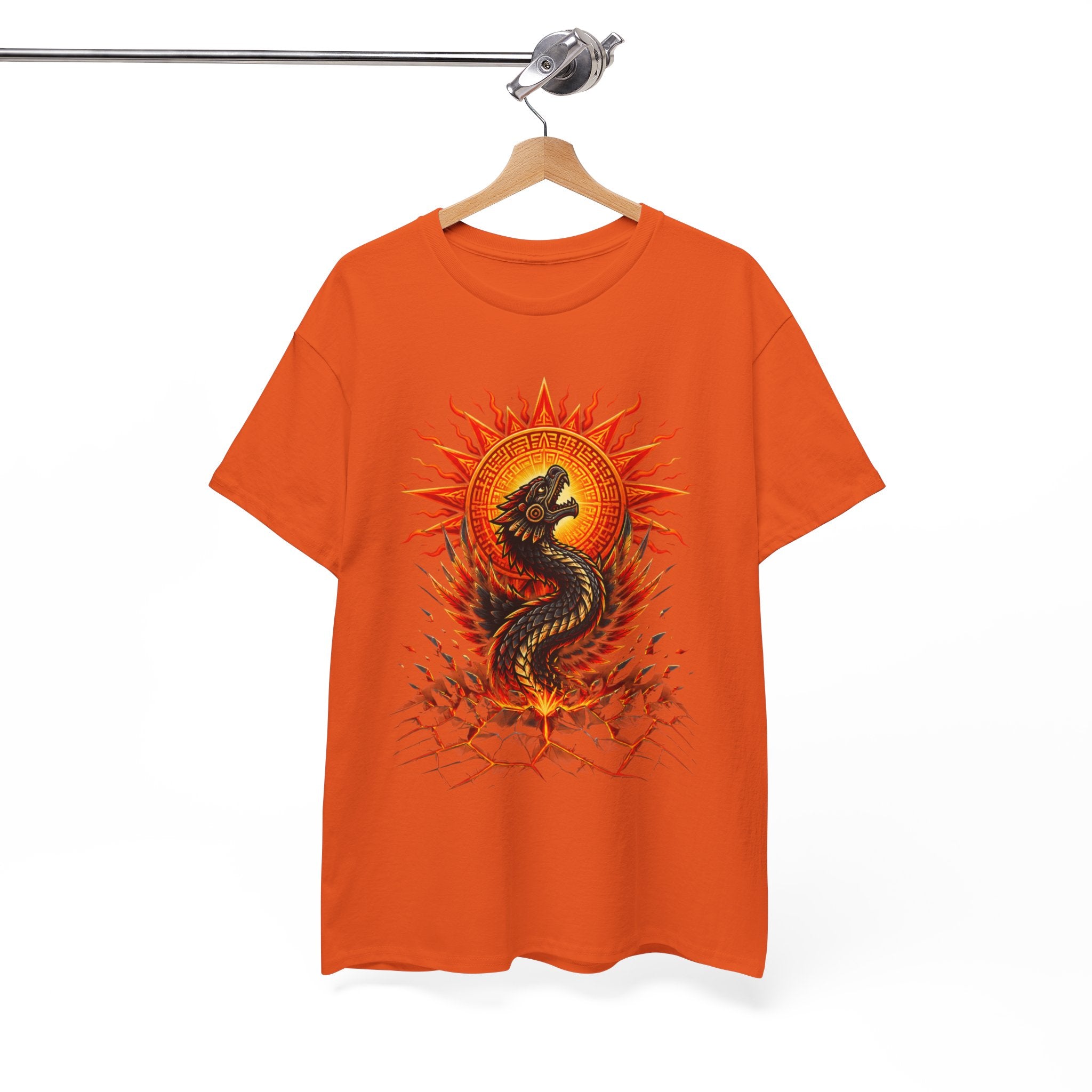 Dragon Sun Tee — Fiery Oriental Dragon Graphic T-Shirt