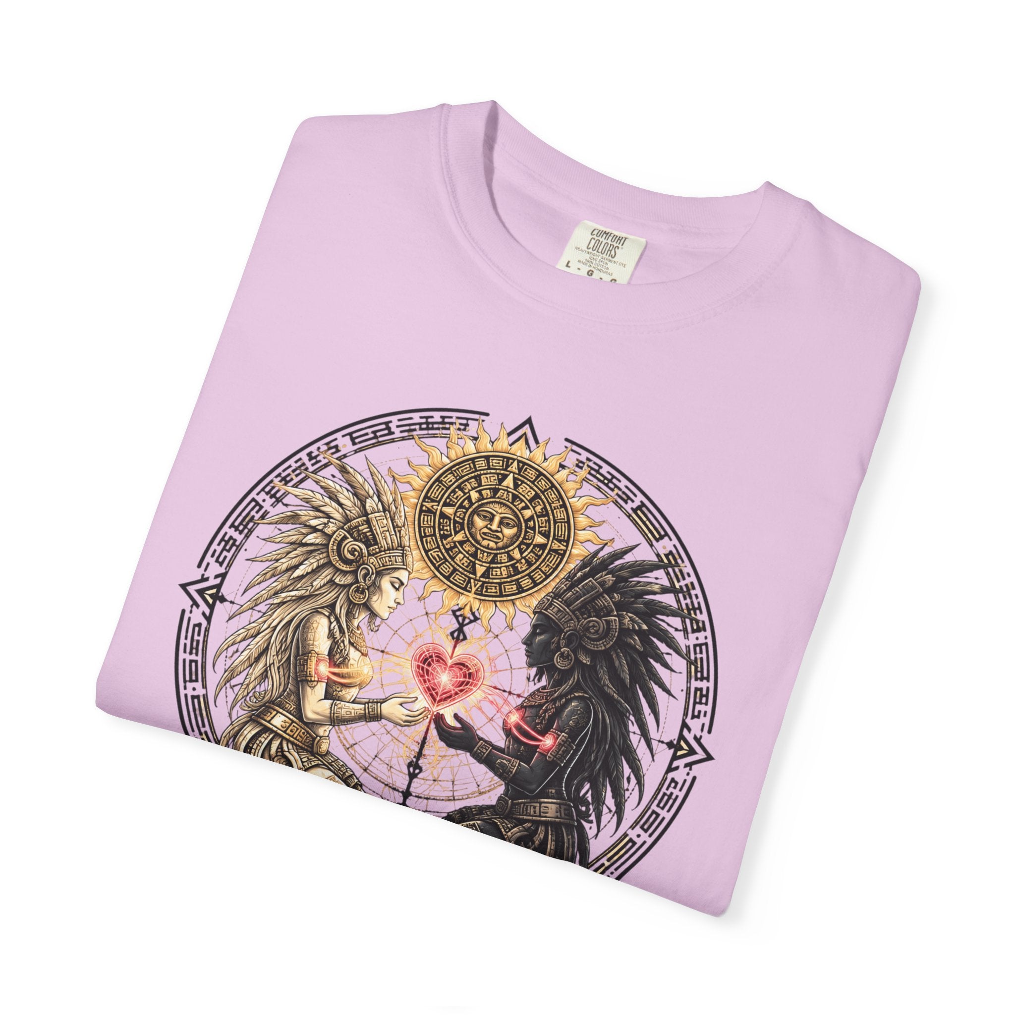 Angel & Demon Heart T-Shirt — Gothic Spiritual Love Illustration