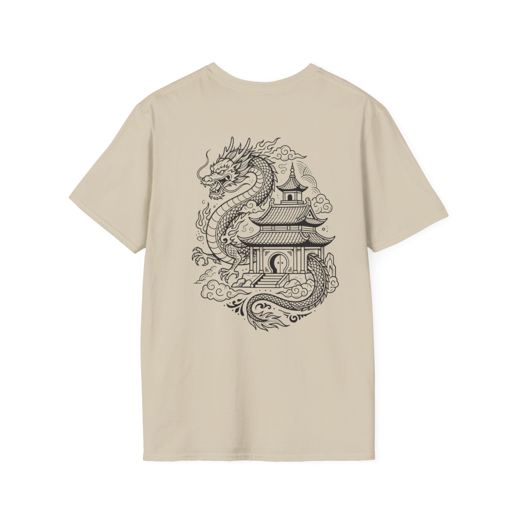 Dragon Temple T-Shirt — Asian Dragon Graphic Tee