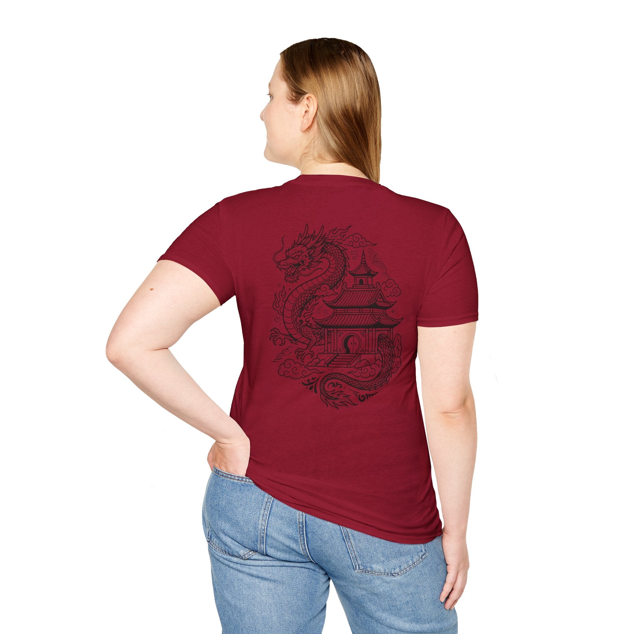 Dragon Temple T-Shirt — Asian Dragon Graphic Tee