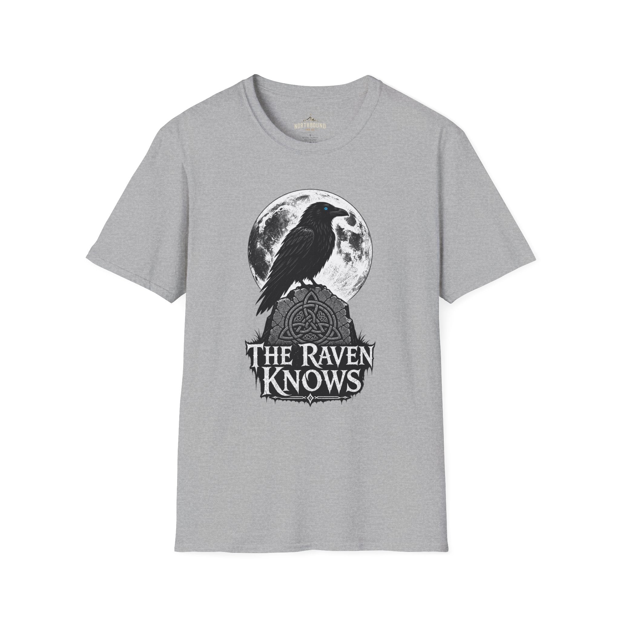 The Raven Knows T-Shirt — Gothic Moon Raven Tee