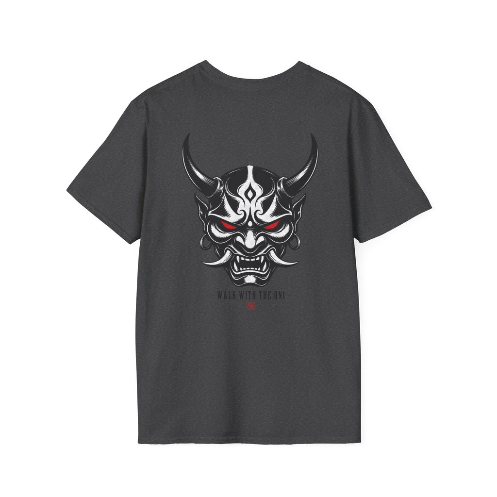 Oni Mask Graphic T‑Shirt — Japanese Demon Skull Tee