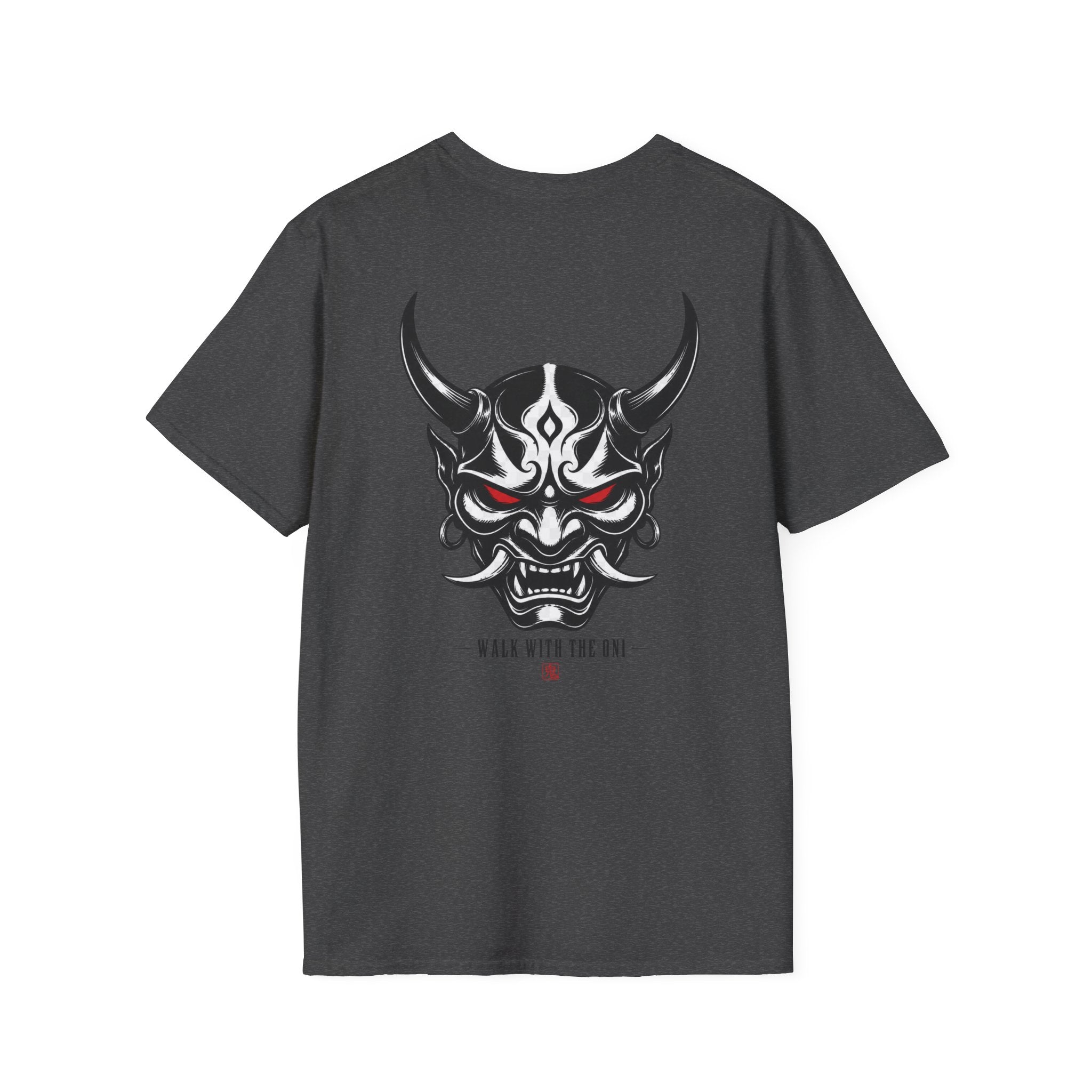 Oni Mask Graphic T‑Shirt — Japanese Demon Skull Tee