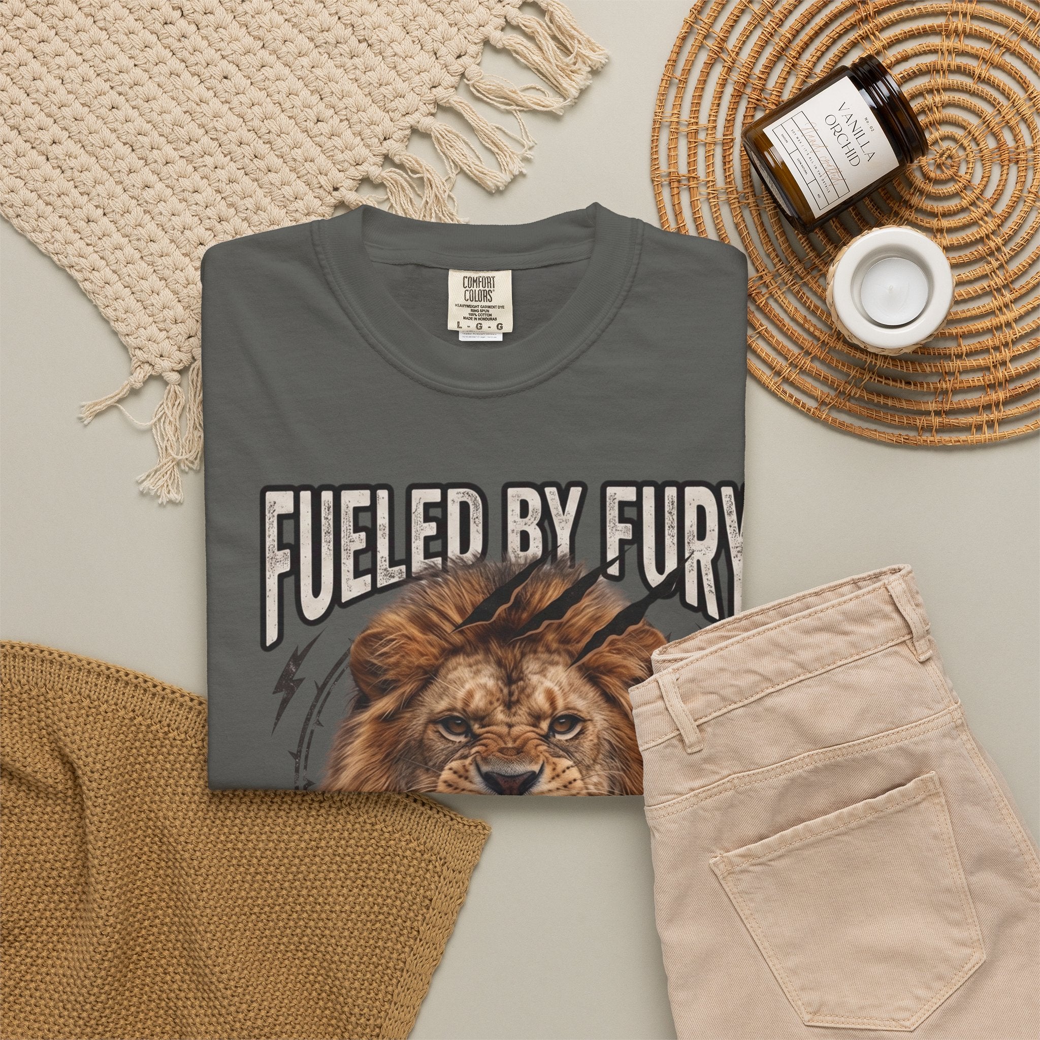 Fueled By Fury Lion T-Shirt