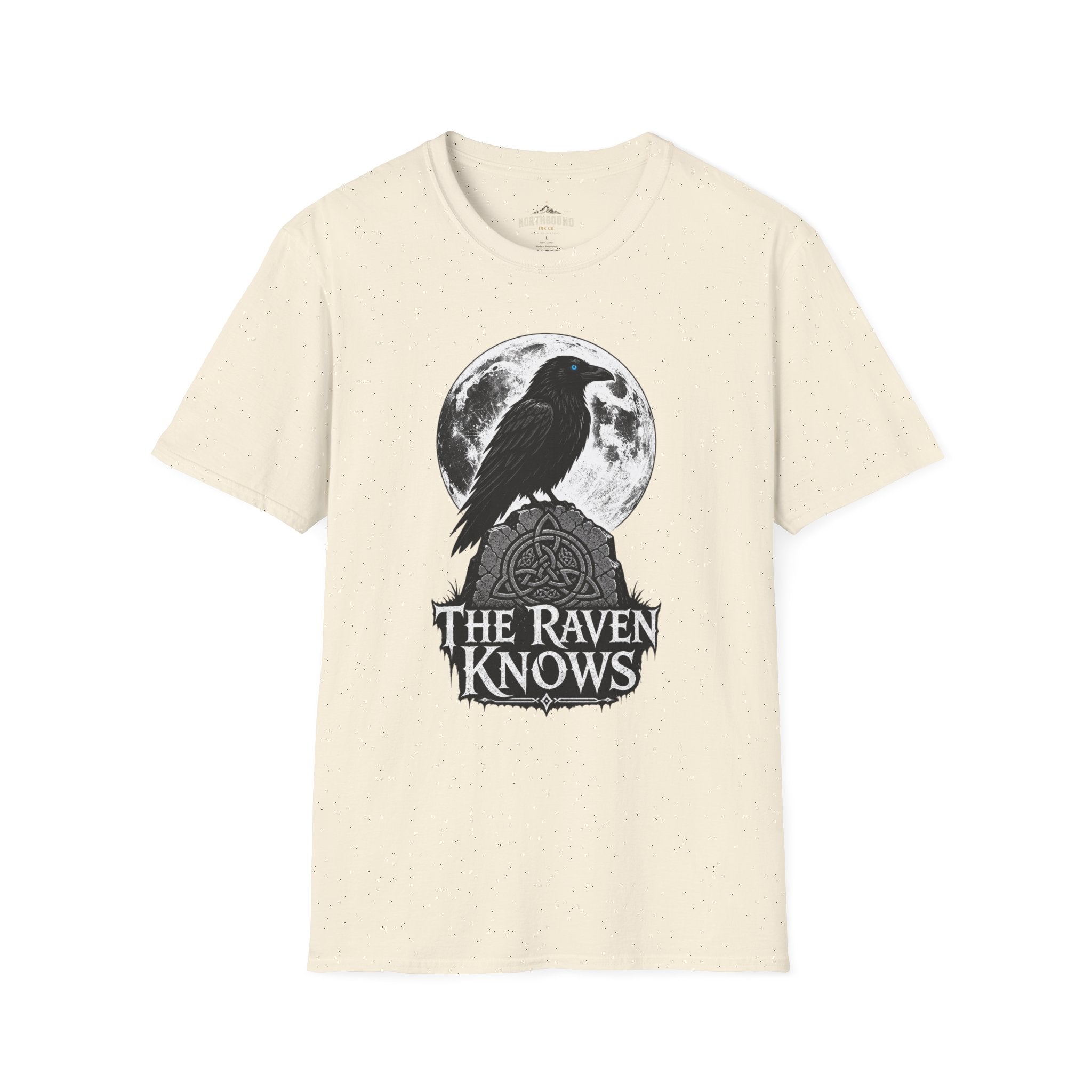 The Raven Knows T-Shirt — Gothic Moon Raven Tee