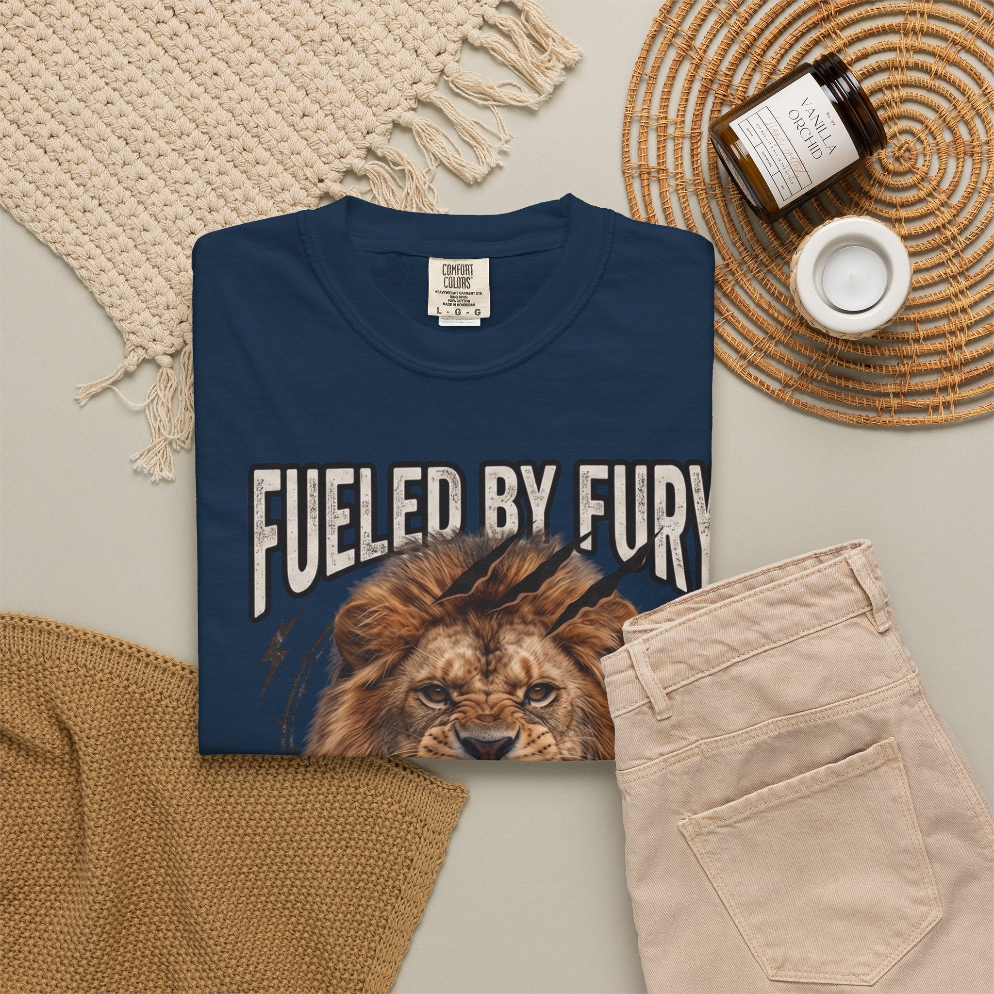 Fueled By Fury Lion T-Shirt