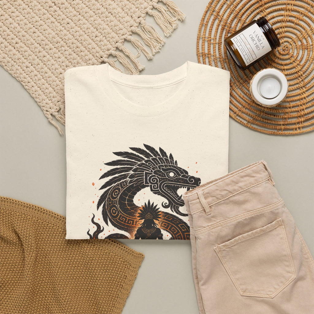 Walk Through the Fire Dragon T-Shirt — Inspirational Flame Graphic Tee