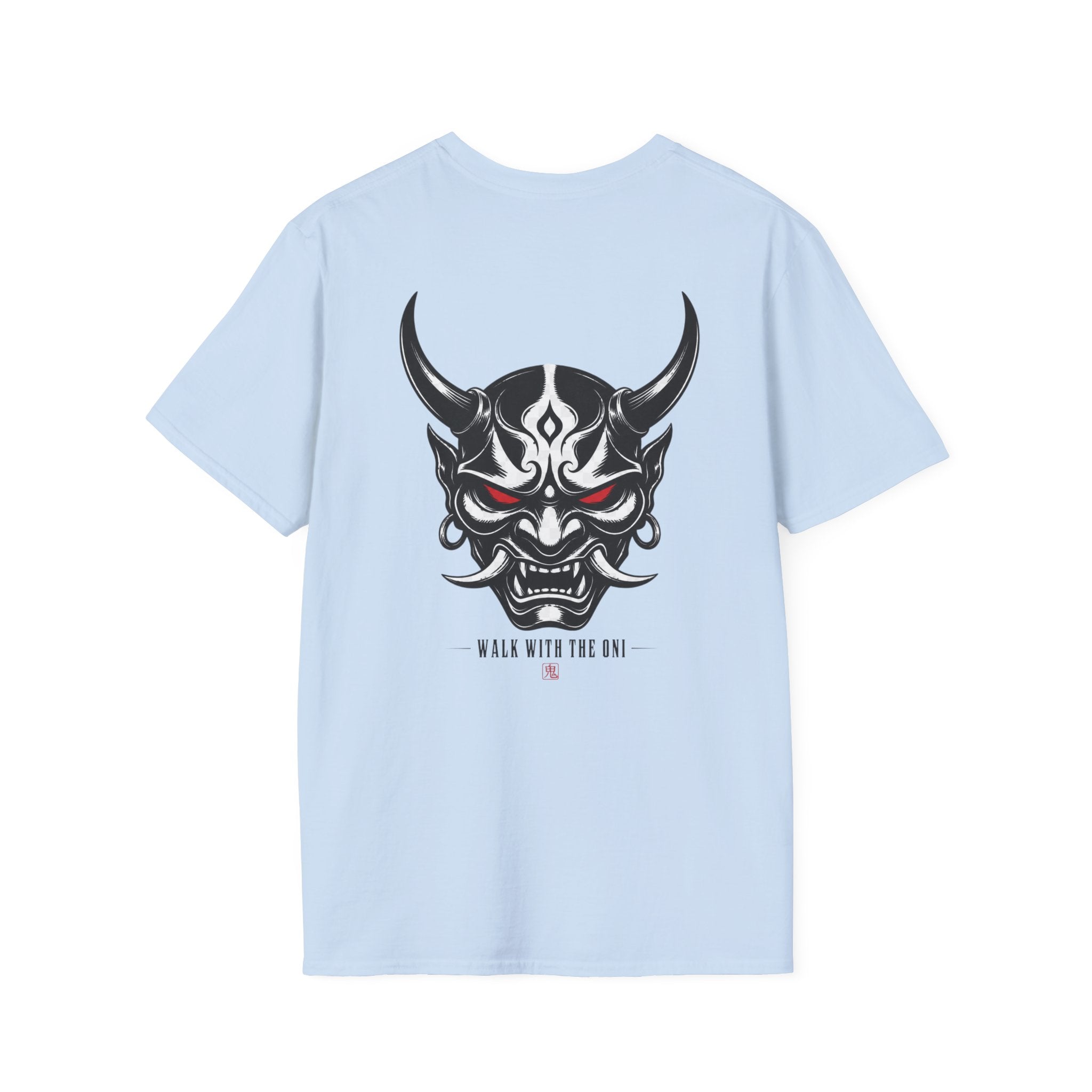 Oni Mask Graphic T‑Shirt — Japanese Demon Skull Tee