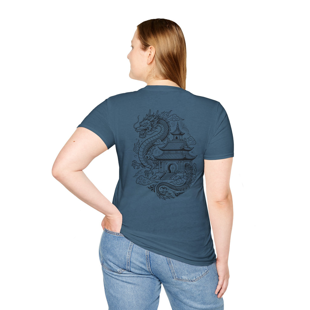 Dragon Temple T-Shirt — Asian Dragon Graphic Tee