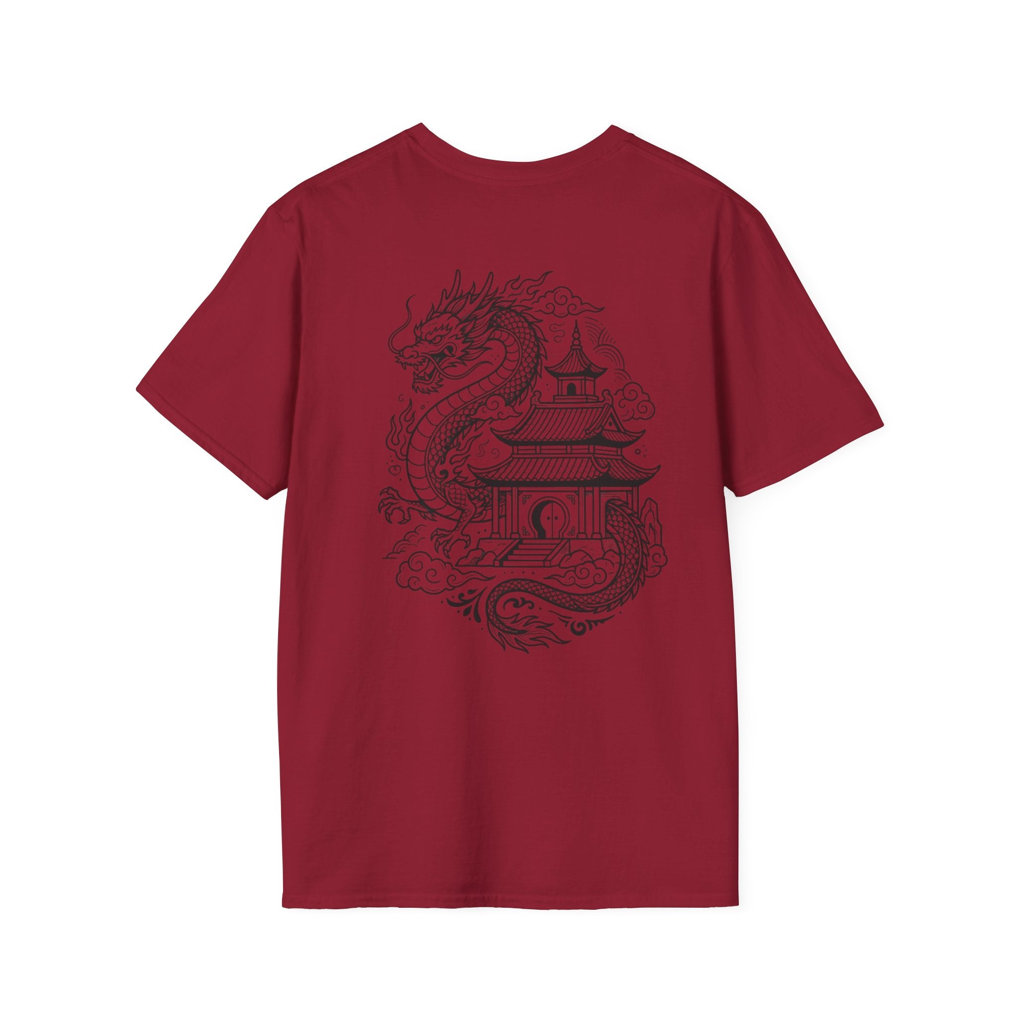 Dragon Temple T-Shirt — Asian Dragon Graphic Tee
