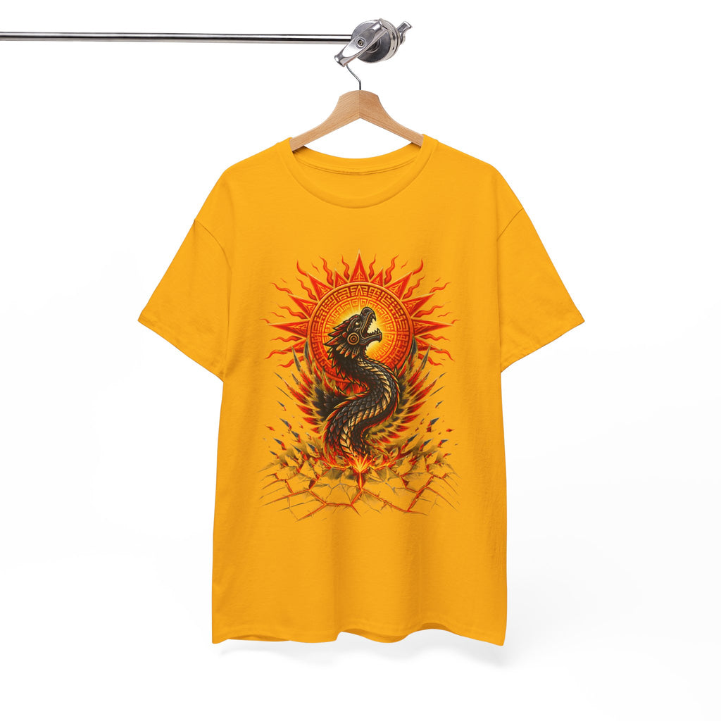 Dragon Sun Tee — Fiery Oriental Dragon Graphic T-Shirt
