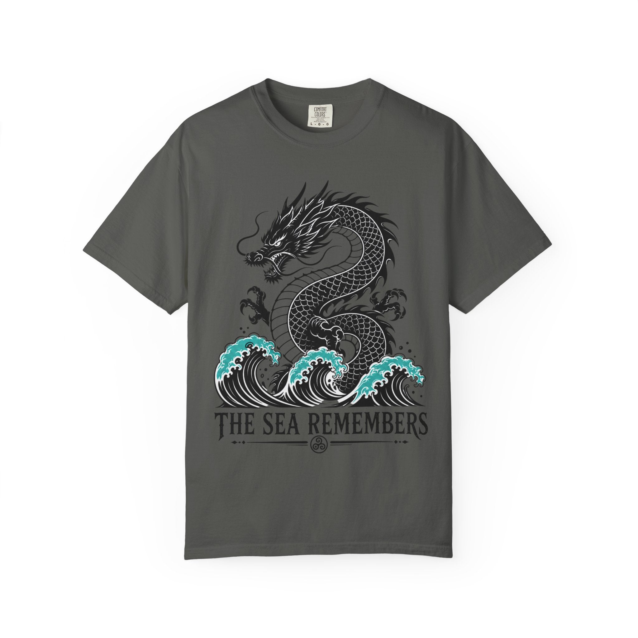 Dragon Wave T‑Shirt — "The Sea Remembers" Nautical Graphic Tee