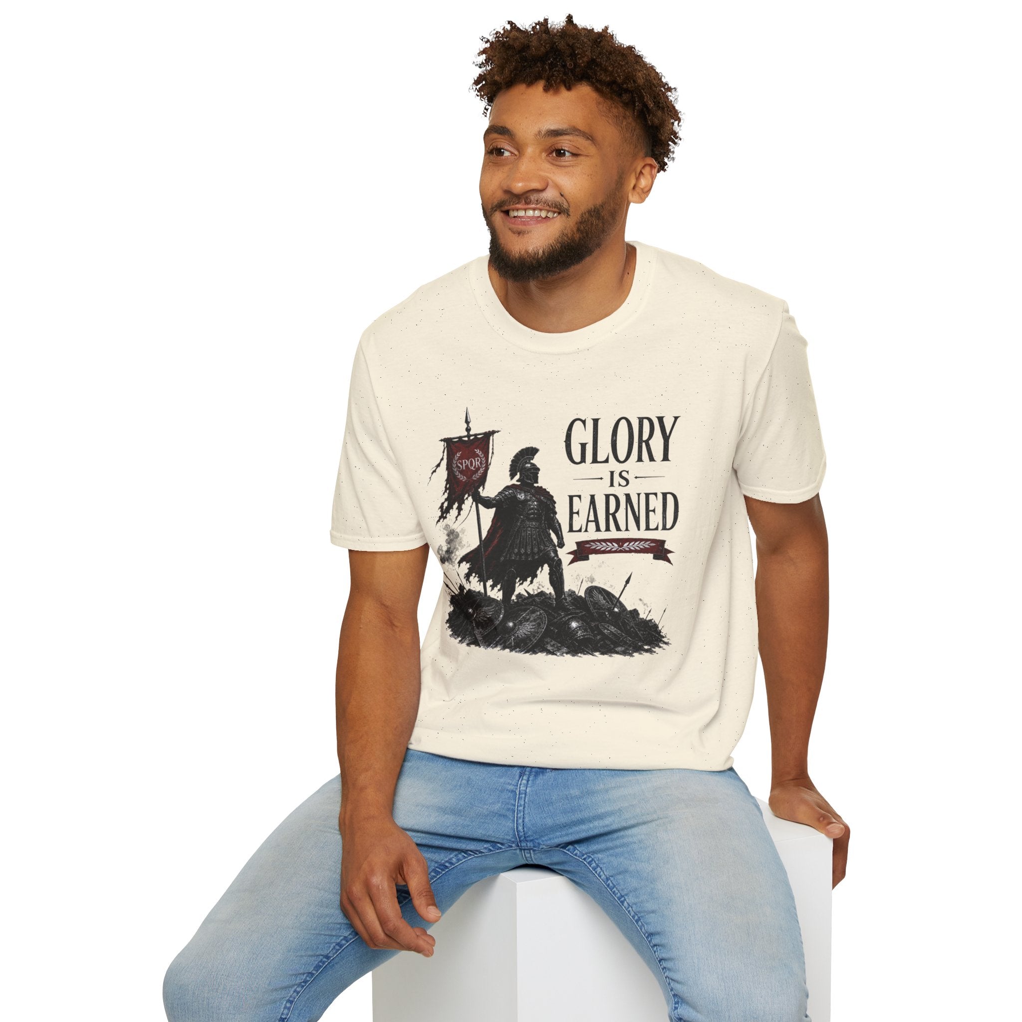 Glory Is Earned Spartan Warrior T-Shirt