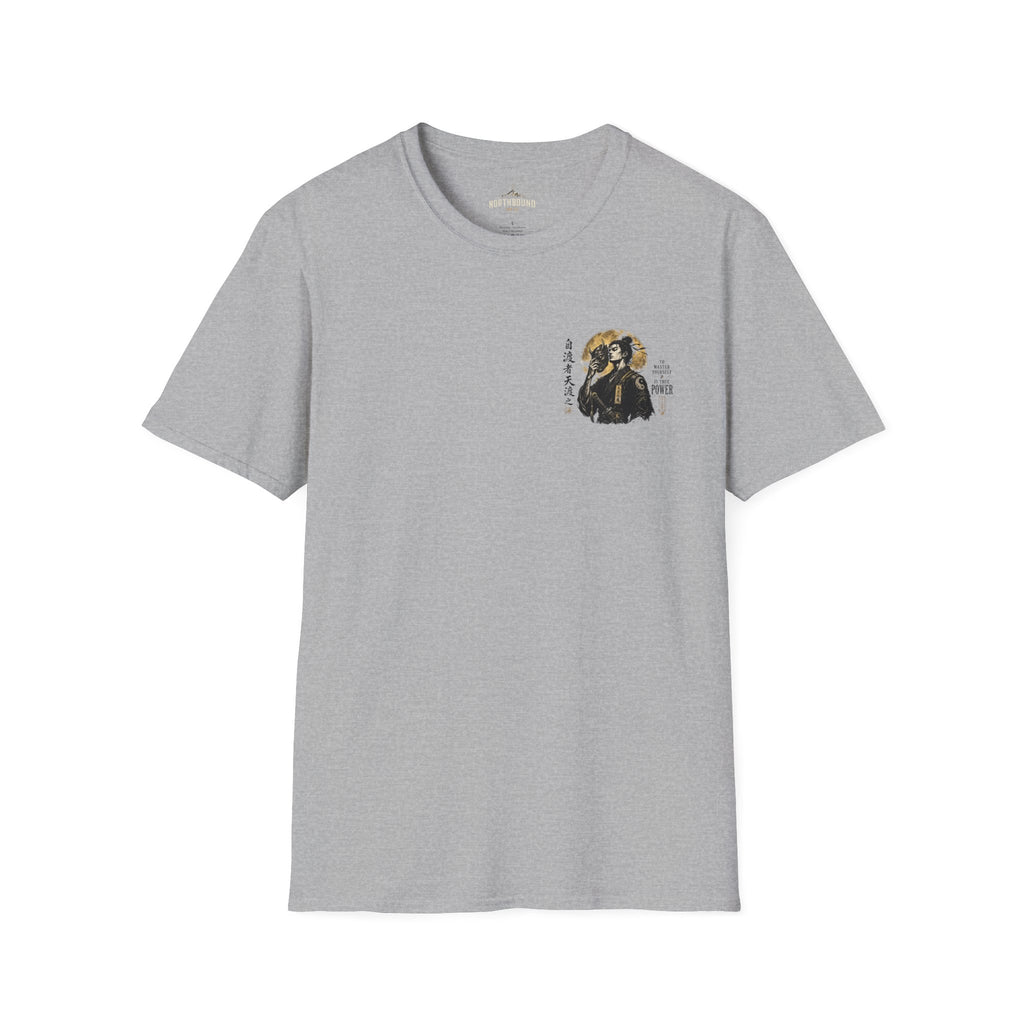 Samurai Portrait T-Shirt — Vintage Japanese Ink Art Tee