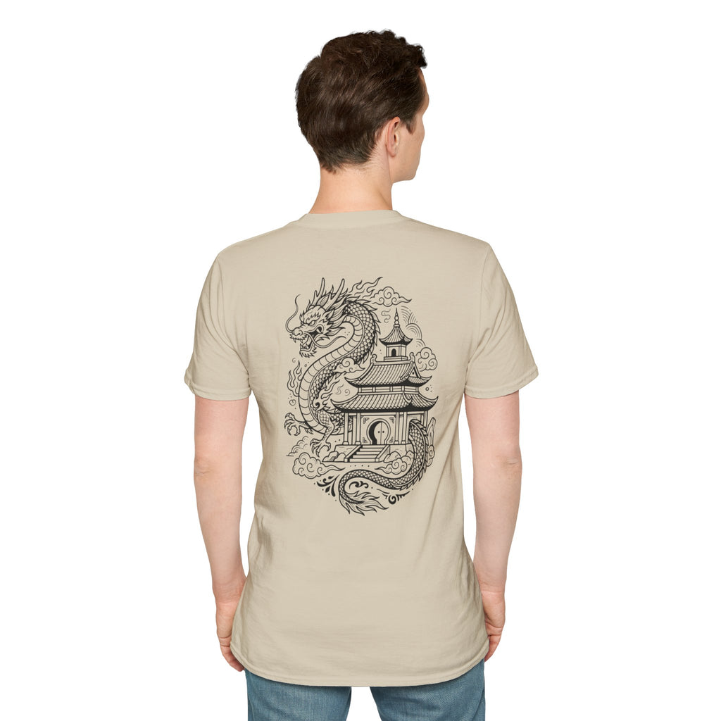 Dragon Temple T-Shirt — Asian Dragon Graphic Tee